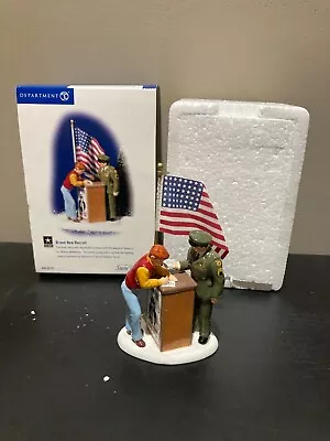 Department 56 Snow Village 2001 U.S. Army  Brand New Recruit  - Great Condition • $30