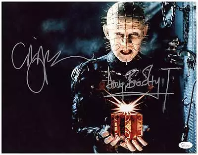 Doug Bradley & Clive Barker Signed 11x14 Photo Hellraiser Pinhead Autograph JSA • $299.99