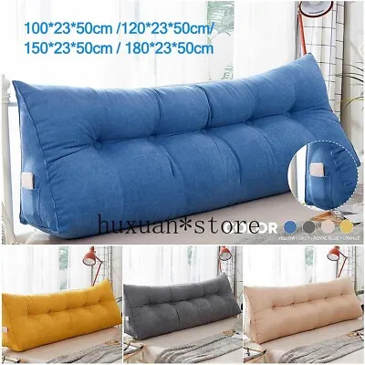 £153.07 • Buy Triangular Backrest Cushion Sofa Cushions Bed Rest Pillow Back Support Tatami 