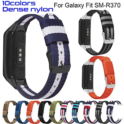 Nylon Fabric Watch Band For Samsung Galaxy Fit SM-R370 Watch Strap Bracelet Belt • $23.81