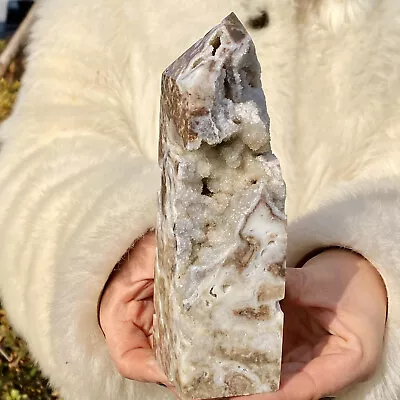 1.6LB Sparkling Quartz Crystal Crystal Cave Obelisk Quartz Crystal Energy • $0.99