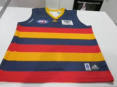 $24.99 • Buy Adelaide Camry Crows Afl Team Retro Jersey Size L - Adidas Brand Good Cond