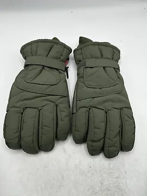 Foliage Green Thinsulate Intermediate Mens And Women's Gloves Army Large • $27.76