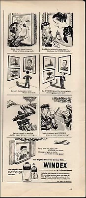 1946 Vintage Ad Windex Retro Cleaning Product Art Cartoon Police   11/13/23 • $8