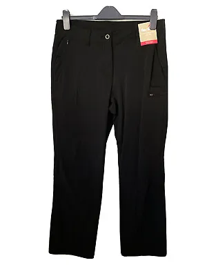 £18.58 • Buy Peter Storm Stretch Roll Up Trouser Walking Hiking Black Uk 12 Regular BNWT