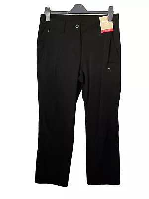 £18.58 • Buy Peter Storm Stretch Roll Up Trouser Walking Hiking Black Uk 12 Regular BNWT