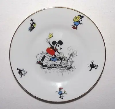 N.mint! Disney1932 Mickey Mouse Bavarian China Plate -6 1/4  Vs.+scrace Graphics • $99.99