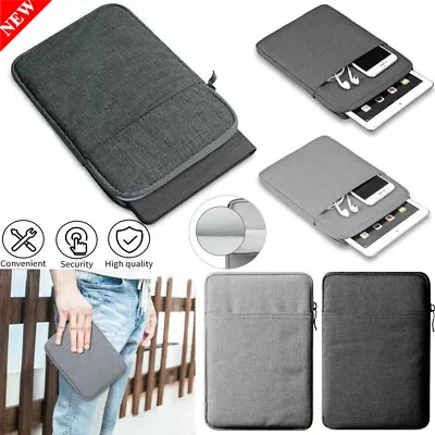 For Samsung Galaxy Tab A8 10.5 2021 S8 11 2022 Sleeve Soft Pouch Bag Case Cover • £9.99