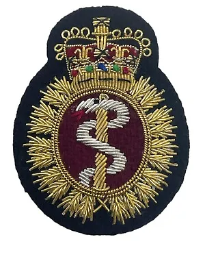 Canadian Forces CFMS Medical Services Officers Cap Badge Bullion • $15