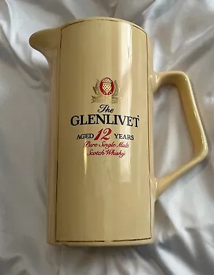 Vintage Glenlivet Water Pitcher Pure Single Malt Scotch Whisky • $13.56