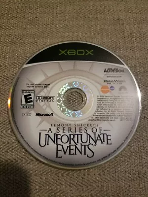 Lemony Snicket's A Series Of Unfortunate Events (Xbox) DISC ONLY • $5.59