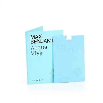Max Benjamin Aqua Viva Luxury Scented Card Home Fragrances Aroma Air Freshener • $9.78