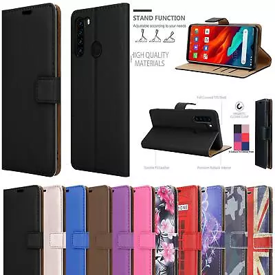 For Blackview A80 Pro Case Slim Leather Wallet Stand Phone Cover + Screen Glass • £6.95