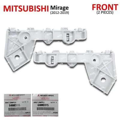 Set Front Bumper Bracket For Mitsubishi Mirage Space Star 2012 2019 Hatchback • $43.95