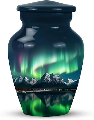 Aurora Borealis Small Keepsake Urns For Adult Human Ashes • $19.99