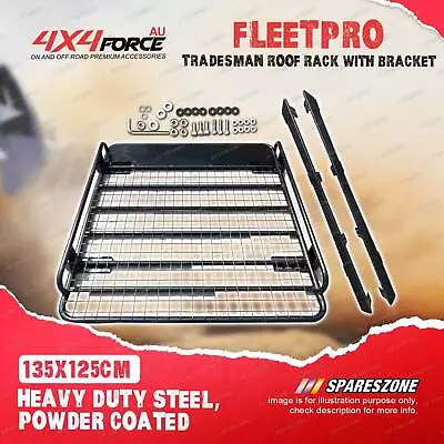 135x125cm Fleetpro Steel Tradesman Roof Rack With Bracket For Ford Ranger T7 • $349.95