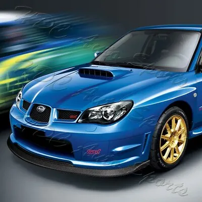 For 06-07 Subaru Impreza WRX STi S204 Carbon Front Bumper Splitter Spoiler Lip • $74.99