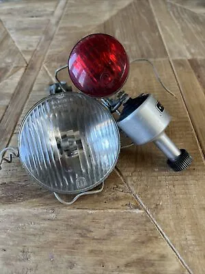 Vintage Schwinn Bicycle Headlight & Generator Tail Light WORKS / TESTED • $33