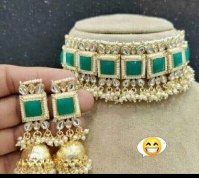 $20 • Buy Indian Jewellery Kundan Choker Set