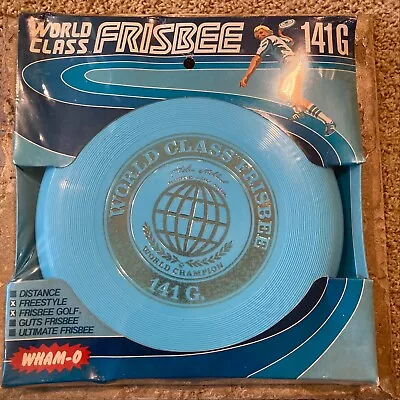 Vintage 1977 Wham-O World Class 141G Model Frisbee Flying Disc-New In Package! • $40