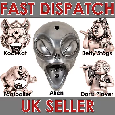 £12.99 • Buy Beer Buddies BOTTLE OPENER Wall Mounted 5 Designs-Alien,Betty,Darts,Cat,FootBall