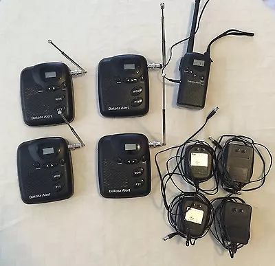 Lot Of 4 Dakota Alert MURS M538-BS Radio Base Stations With M538-HT Radio • $399