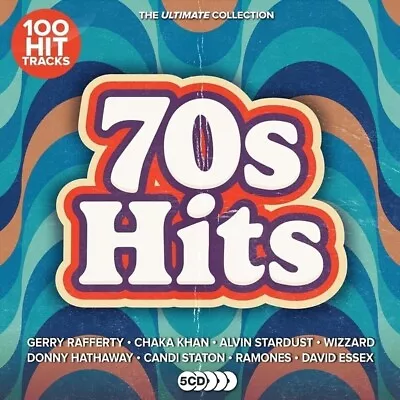 100 70s Greatest Hits Seventies 1970s Pop Rock Soul Best Of NEW SEALED 5xCD • £6.85