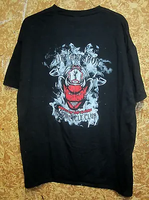Fire Iron Motorcycle Club Of Wichita Kansas T-Shirt XL Cotton Poly Blend • $18