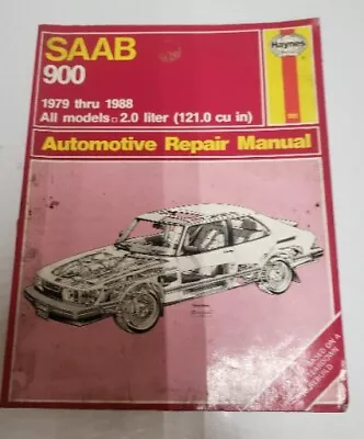 SAAB 900 Haynes Automotive Repair Manual Book 1979 - 1988 Service Manual • $12.88