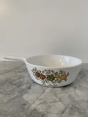 Vintage Corning Ware Spice Of Life La Sauge Sauce Pan Skillet No Lid • $16.99