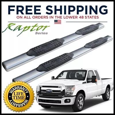 Raptor Series 6in Oval Side Steps Nerf Bars For 1999-2016 F-250 F-350 Super Cab • $227.97