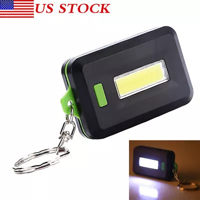  Mini Ultra Bright Keychain Flashlight Key Ring LED Torch • $2.64