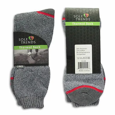 Mens Work Boot Socks Hunting Winter Sports Warm 4 Pairs Size 10-15 • $11.99