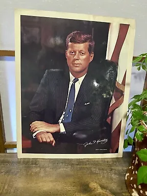 $12 • Buy John F. Kennedy 1960’s Poster 11”x14” Colored By Fabian Bachrach