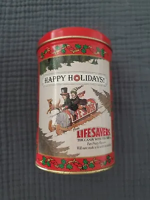 Vtg 1989 Limited Edition Planters LIFESAVERS Roll Candy Holiday Keepsake Tin  • $13.50