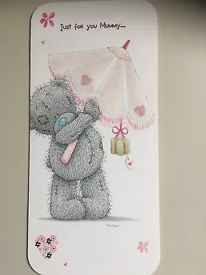 £0.99 • Buy Me To You Tatty Teddy Mummy Glitter Umbrella Mothers Day Card + Envelope 99p