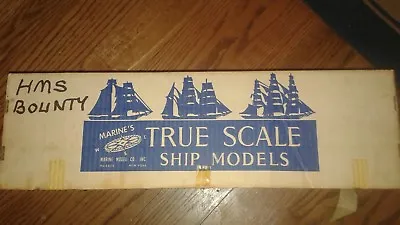 $70.33 • Buy Marines True Scale Ship Models Hms Bounty 97% Complete Extremely Rare 