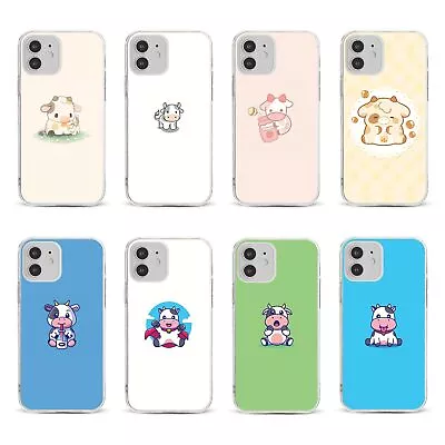 Case For Iphone 15 14 13 12 Se Shockproof Phone Cover Cute Baby Cow Kawaii Funny • £5.99