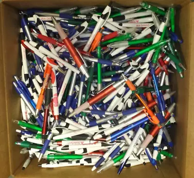 1000 Wholesale Lot Misprint Ink Pens Ball Point Plastic Retractable • $115.99