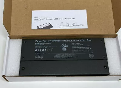 Alloy AL-98-10-24096 PowerFactor Dimmable LED Driver 96W @ 24VDC 4A 100-277VAC • $155.50