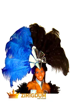 Brazilian Feather Headdress Carnival Headdress Caribbean Headdress Headpieces • £176.14