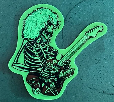 Dead E Van Halen Glow In The Dark Vinyl Decal Sticker Guitar Rock Skeleton  • $3