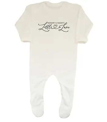 Mummy & Daddy's Little Love Baby Grow Sleepsuit Happy Valentine's Day Boys Girls • £9.99