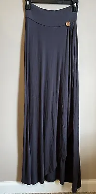 Matilda Jane Joanna Gaines Gray Knit Maxi Skirt Women's Size Small • $18