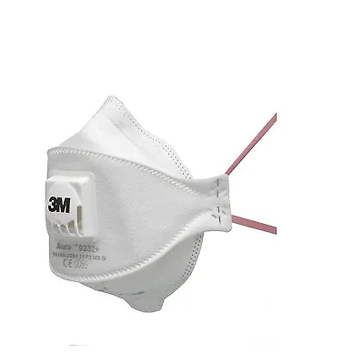 5x 3M Aura 9332+ Face Mask Valved Disposable Respirator FFP3 Sealed (Five Pack) • £5.95