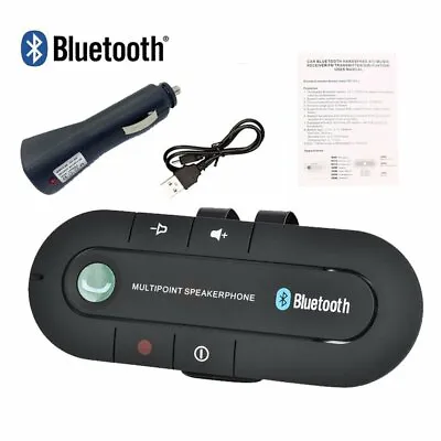 Car Kit Bluetooth Handsfree Speakerphone Easy To Install Multipoint Wireless • $16.09