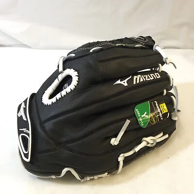 Mizuno Youth Black White Prospect Select Fastpitch Softball Glove Age 10-12 • $49.99