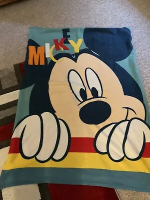 Soft Micky Mouse Fleece/Blanket • £7