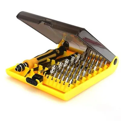 New Super 45 IN 1 Hardware Screw Driver Laptops Manual Tool Set Kit For Computer • £6.99