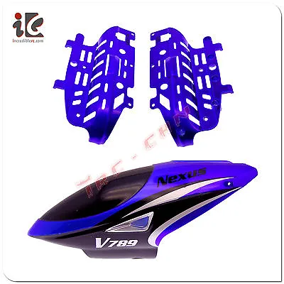 Head Cover/Canopy/Body Frame For VIEFLY V789 RC Helicopter Spare Parts • $7.99